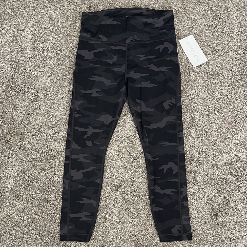 Athleta Gray Camo Leggings